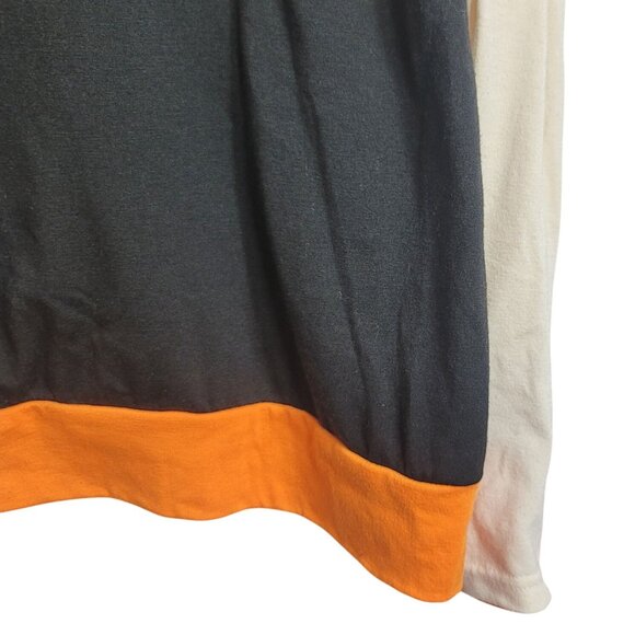 2/$15 Womens Halloween Jack O'Lantern Top XL Long Sleeve Thumbholes High Neck - Picture 6 of 7